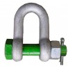 Green Pin Dee Shackle with safety bolt 1.5t