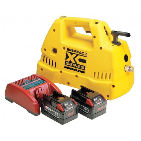 Enerpac XC-1402MB Battery powered pump ( for reference only single acting pump shown)